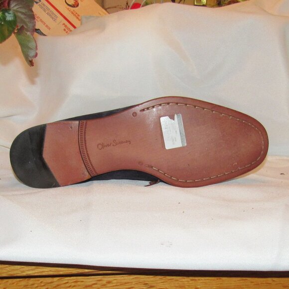 Oliver Sweeney Keyworth Navy Blue Calf Suede Penny Loafers Sze 10 Excellent Cond - Picture 7 of 12